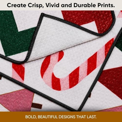 Sublimation Blank Golf Towels, 16x24 Waffle, 6 Pack - Image 6