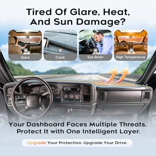CARTIST Beige Dash Cover for 1999-2006 Chevy Chevrolet Silverado 1500 2500 - Image 6