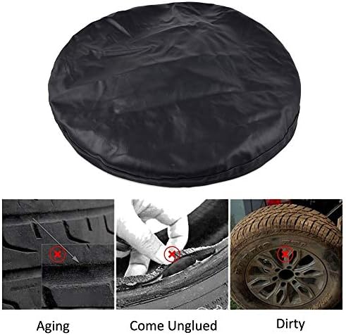 ESUPPORT Spare Tire Cover 13" inch Wheel Tyre Protector - Image 5