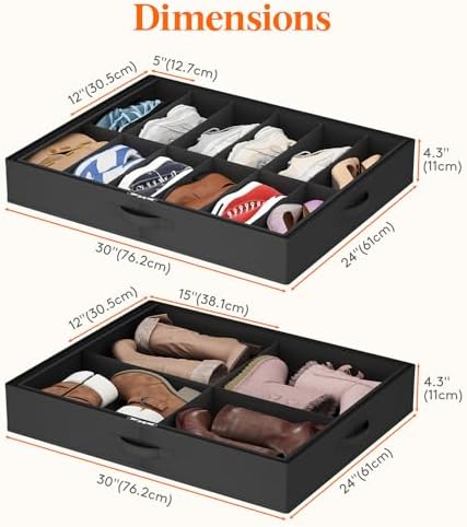 Lifewit Under Bed Shoe Storage Organizer, 1 Pack - Image 5