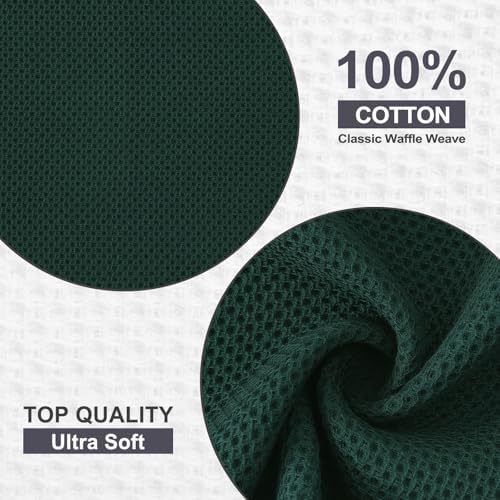Kitinjoy Cotton Waffle 8-Pack Kitchen Towels - Image 2