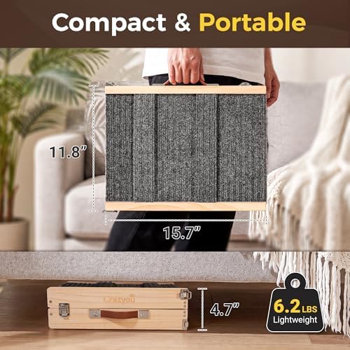 Foldable Dog Ramp for Bed/Couch/Small Dog, Adjustable Dog Stairs - Image 6