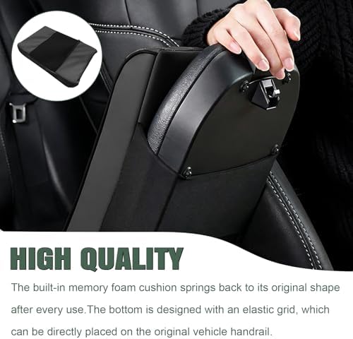 1 PCS Car Armrest Box Booster Pad, Leather 3D Texture Anti-Scratch Protective - Image 6