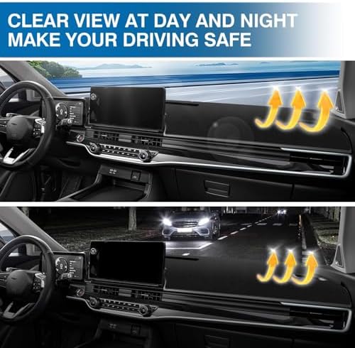 KUST Black Dash Cover for Honda Prologue 2024-2026 Polyester Dashboard Cover - Image 6