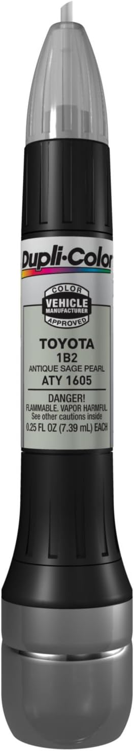 Dupli-Color ATY1605 Scratch Fix All-In-1 Exact-Match Automotive Touch-Up Paint – Toyota Antique Sage Pearl – 0.25 oz. Paint Pen, 0.5 Fl Oz (Pack of 1)