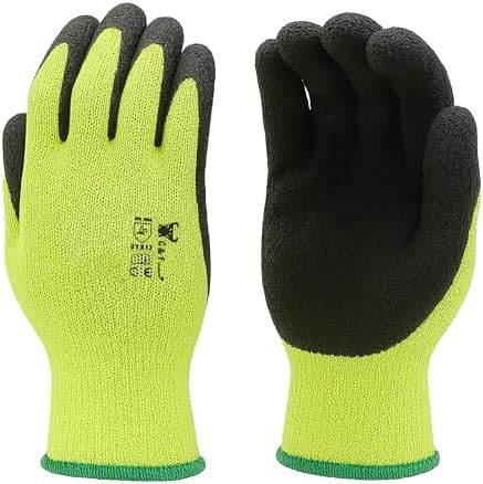 G & F 1516 Premium High Visibility Work and Gardening Gloves by GFProducts