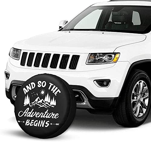 and So The Adventure Begins Rv Spare Tire Cover - Image 2