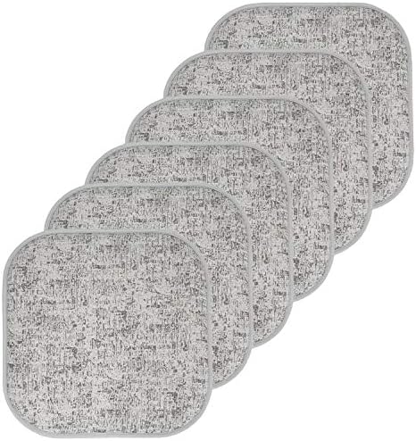 Sweet Home Collection Chair Cushion Memory Foam Pads Honeycomb Pattern Slip Non by SweetHomeCollection