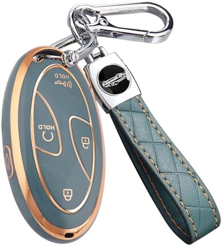 5 Buttons Compatible with Hyundai Key Fob Cover Accessories, Fits by Unknown