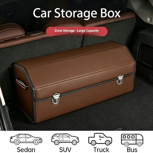 Car Trunk Organizer Leather Storage Box - Image 2