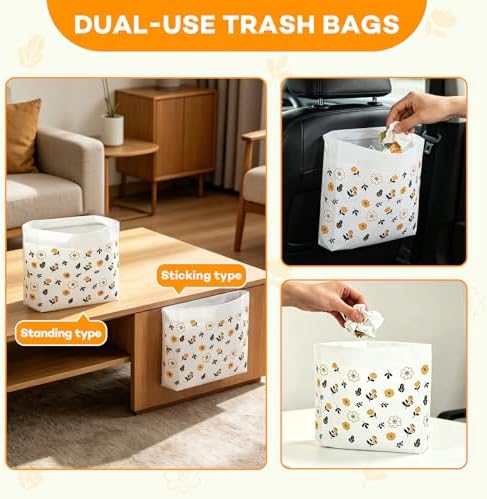 120 Pcs Car Garbage Bin Bags, Waterproof Seal Disposable Car Trash Bags - Image 6