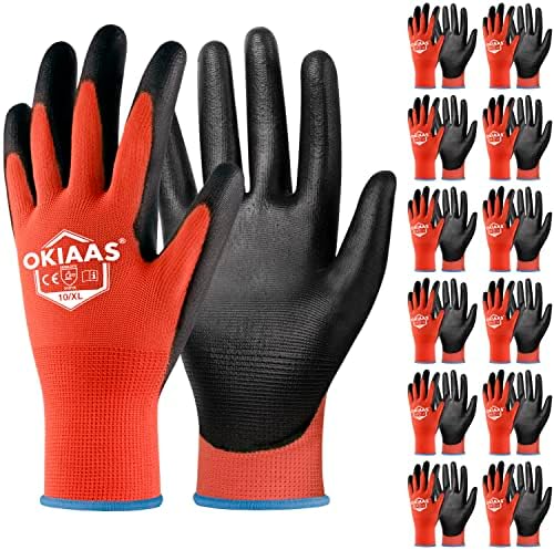 OKIAAS Men's Ultra-Thin and Lightweight Working Gloves by OKIAAS