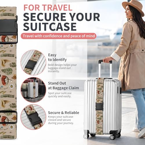 Luggage Strap for Suitcases Adjustable Travel Belt - Image 2