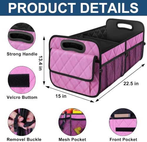 Deosk Car Trunk Organizer for SUV, Car Organizers and Storage - Image 5