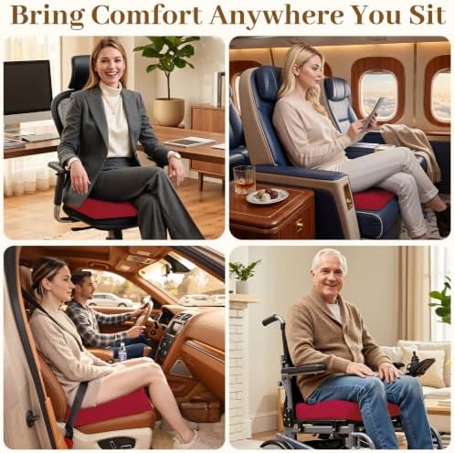 TranquilRelax Memory Foam Seat Cushion - Image 5