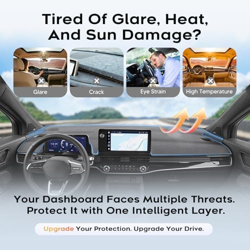 Cartist Gray Dash Cover for 2024-2026 Honda Prologue Dashboard Cover - Image 6