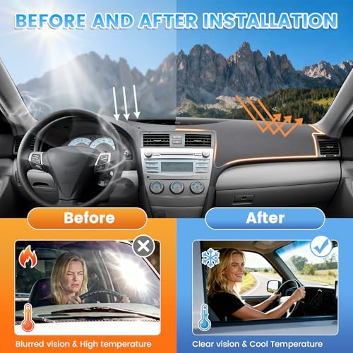 KUST Gray Dash Cover for Toyota Camry 2007-2011 【Speaker Holes were not - Image 6