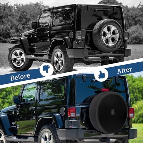 Spare Tire Cover with Backup Camera Hole Fit - Image 5