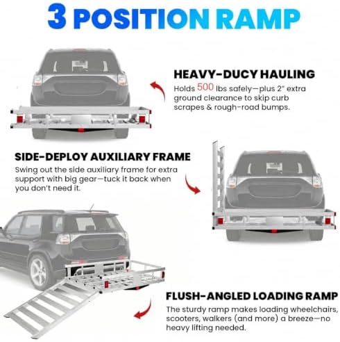 Aluminum Hitch Cargo Carrier - Image 4