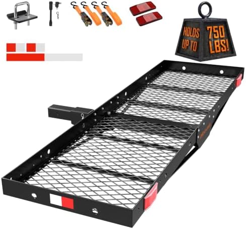 Mockins 60"x19.3"x2.5" Heavy Duty Trailer Hitch Tray by Mockins