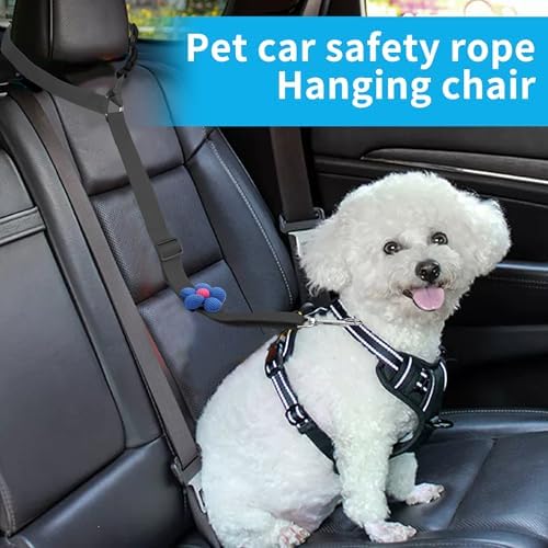 YAOHDAO Dog Seat Belt Harness for Car, Restraint Adjustable - Image 3