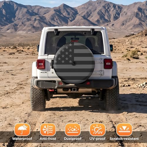 Moonet 33" Tire Cover for Jeep Wrangler JL - Image 6