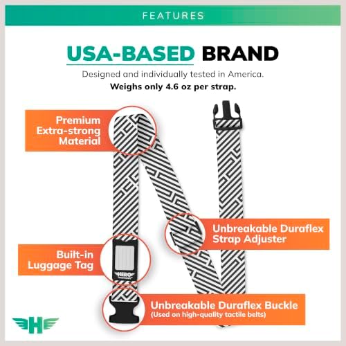 Hero Luggage Straps for Suitcases Heavy-Duty Adjustable Luggage Belt - Image 5