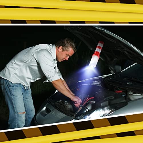 Riakrum 6 Pcs Emergency Roadside Flares Bulk Kit LED Safety Strobe Road Warning - Image 6