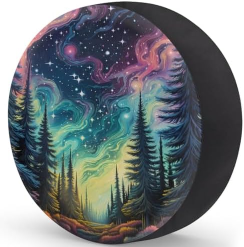 Galaxy Spare Tire Cover 17in Spare Wheel Covers Tire Storage Cover - Image 2
