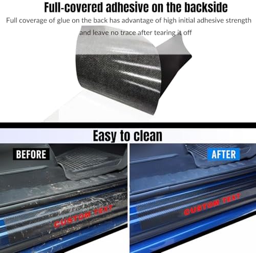 Car Door Sill Protectors for Ford F-250 F250 Super Duty Accessories, Thick - Image 4