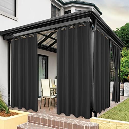 BONZER Outdoor Curtains for Patio Waterproof Thick Privacy by Bonzer