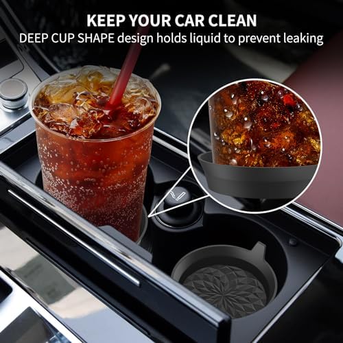 ME.FAN Car Cup Coasters Silicone Cars Coasters - Image 3