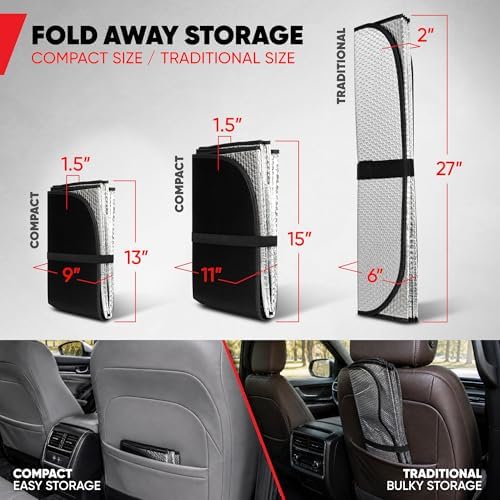 MotorTrend Accordion Windshield Sunshade - Image 3