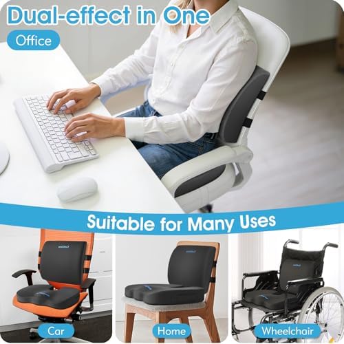 CushZone Seat Cushion, Lumbar Support Pillow - Image 5