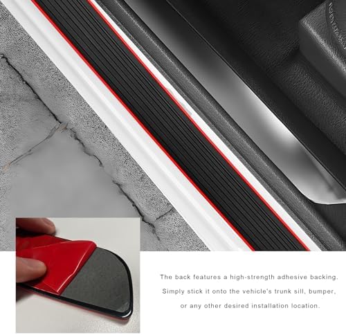 4 PCS Car Door Sill Protector, Anti-Scratch Automotive Threshold Protective - Image 5