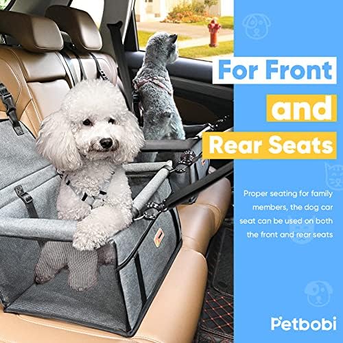 Petbobi Dog Car Seat for Small Dogs and Cats up to 15 lbs, Portable Booster - Image 5