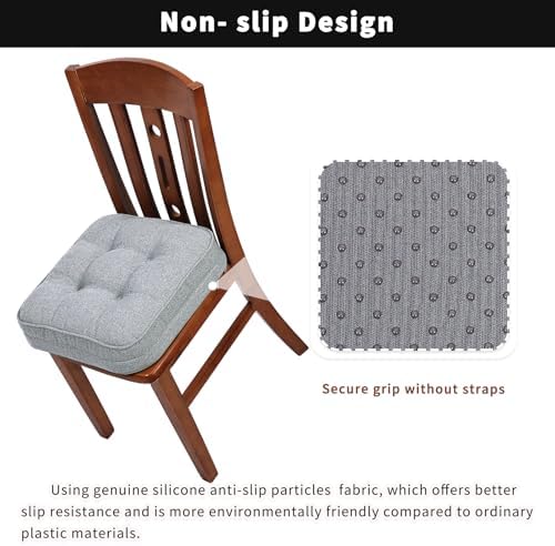 GOFORIT Kitchen Chair Cushions for Dining Chairs, 6 Pack - Image 6