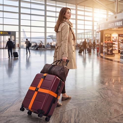 CLOLOP Luggage Strap 2 Pack, Heavy Duty Adjustable Suitcase Belt - Image 5