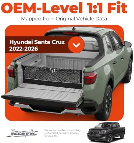 3-Layer Cargo Net for Hyundai Santa Cruz 22-26, Zoned Storage Netting - Image 3