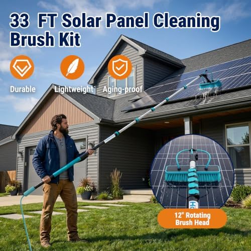 33FT Solar Panel Cleaning Kit - Image 2