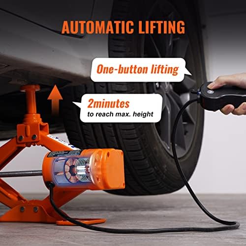 VEVOR Electric Car Jack, 3 Tons /6600 lbs 12V Electric Scissor Jack - Image 5