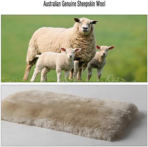 Soft Genuine Sheepskin Wool Auto Seat Belt Cover Seatbelt Shoulder Pad - Image 6