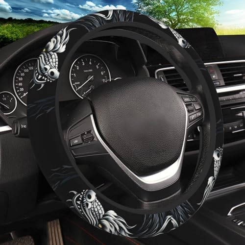 KARREAL Cool Dragon Steering Wheel Cover by Unknown