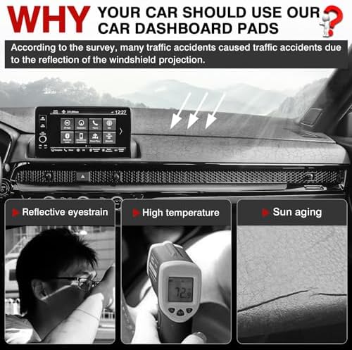 Autorder Dashboard Cover Mat for 2023 2024 2025 2026 Honda CR-V CRV Accessories - Image 2