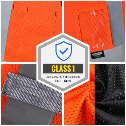 JKSafety Safety Vest for men women Hi Vis Vest - Image 4