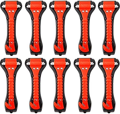 10 PCS Car Safety Hammer Emergency Escape Tool Auto Car Window Glass Hammer by SINSENCARHOME