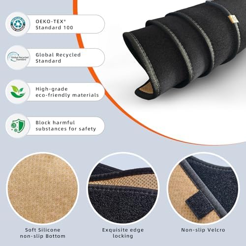 Dashboard Cover Dash Mat Fit for Ho-nda Civic 2022 2023 2024, Car Dash Board - Image 3