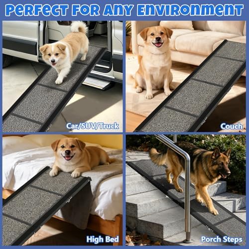 Dog Ramp for Car 71" L x 20" W, Foldable Pet Ramp for Large Dogs - Image 7