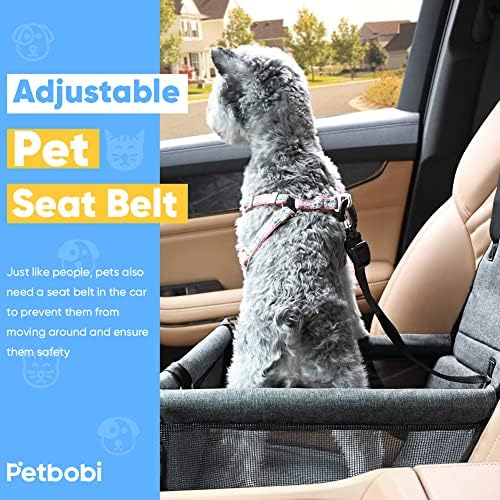 Petbobi Dog Car Seat for Small Dogs and Cats up to 15 lbs, Portable Booster - Image 4