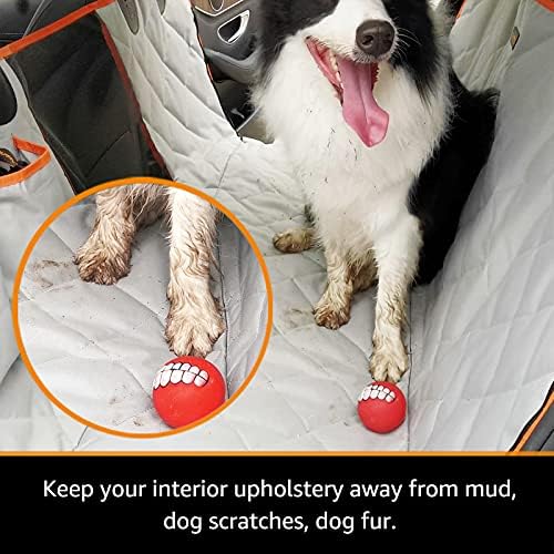 Dog Seat Covers for Trucks 100% Waterproof Car Hammock for Truck Back Seat - Image 5